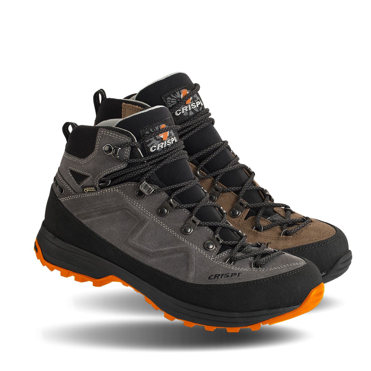 Chaussure Montagne Crispi Crossover Pro Light GTX Grise Orange  | YUK-9388350