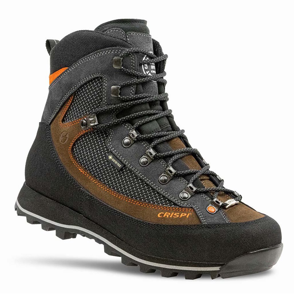 Botte De Chasse Crispi Summit II GTX Noir Marron  | BWL-4132417