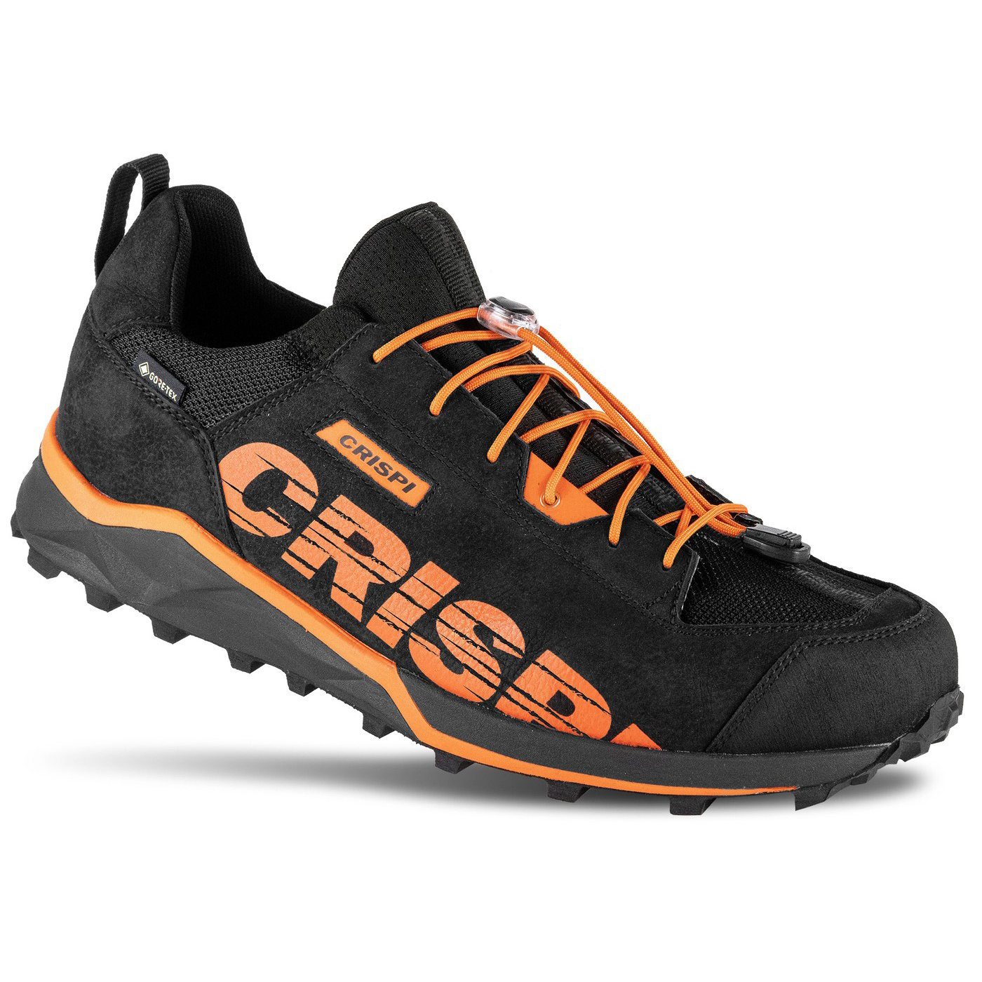 Chaussure Montagne Crispi Attiva Mid Noir Orange  | AKB-4685702