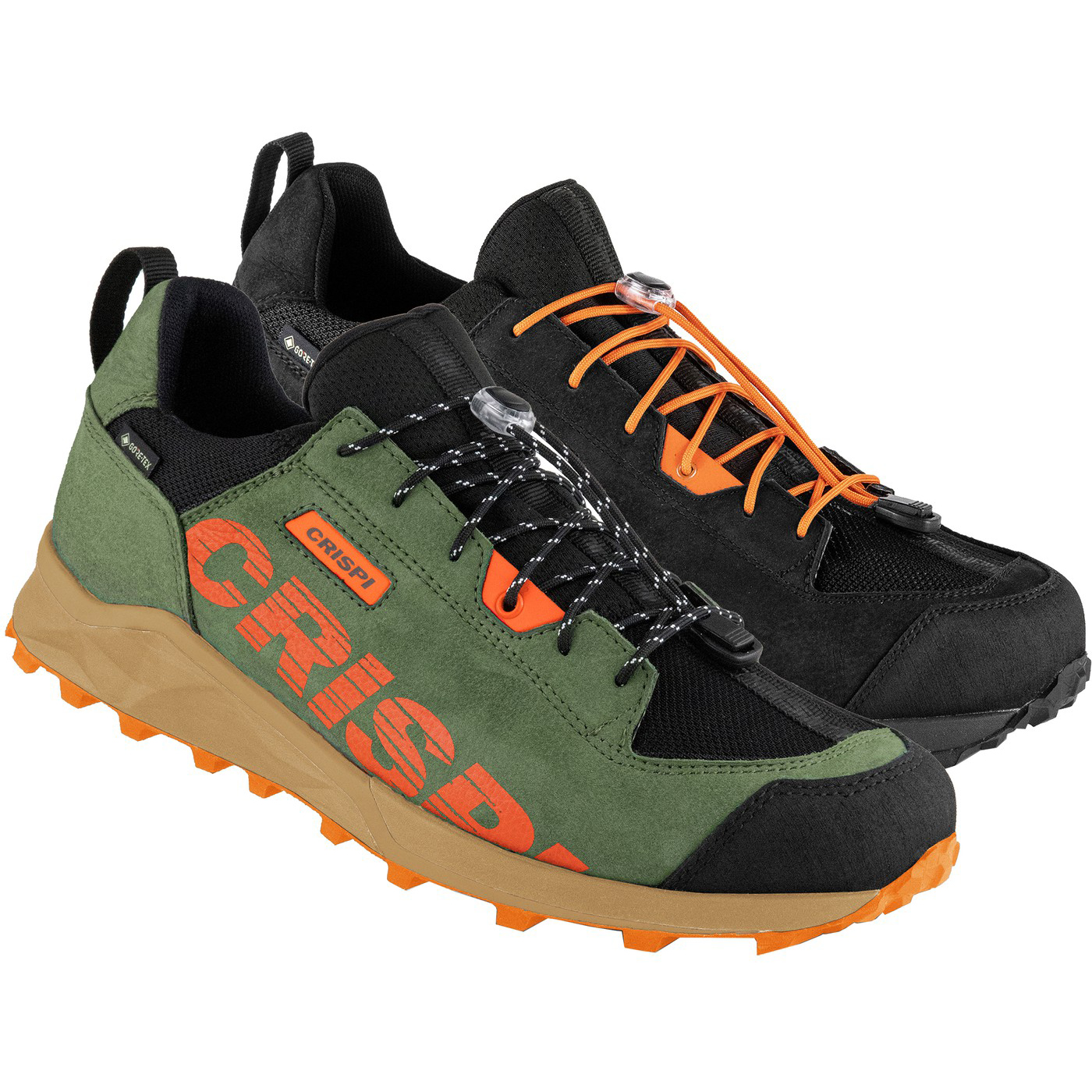 Chaussure Montagne Crispi Attiva Low Noir Orange  | RPI-3838272