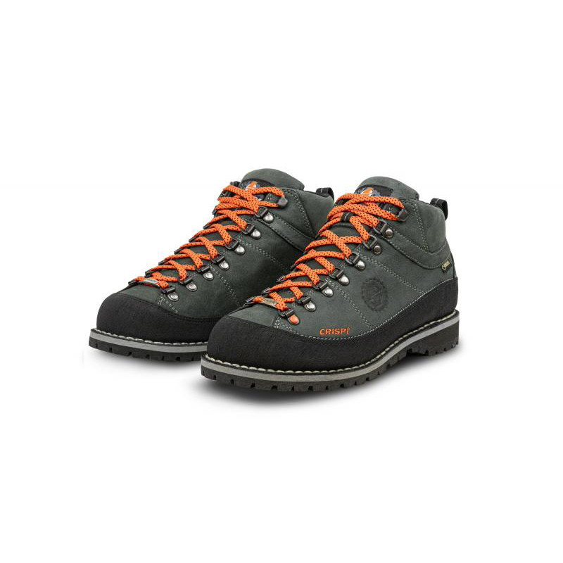 Chaussure Montagne Crispi Monaco Premium GTX Grise Foncé  | ZBV-5087449