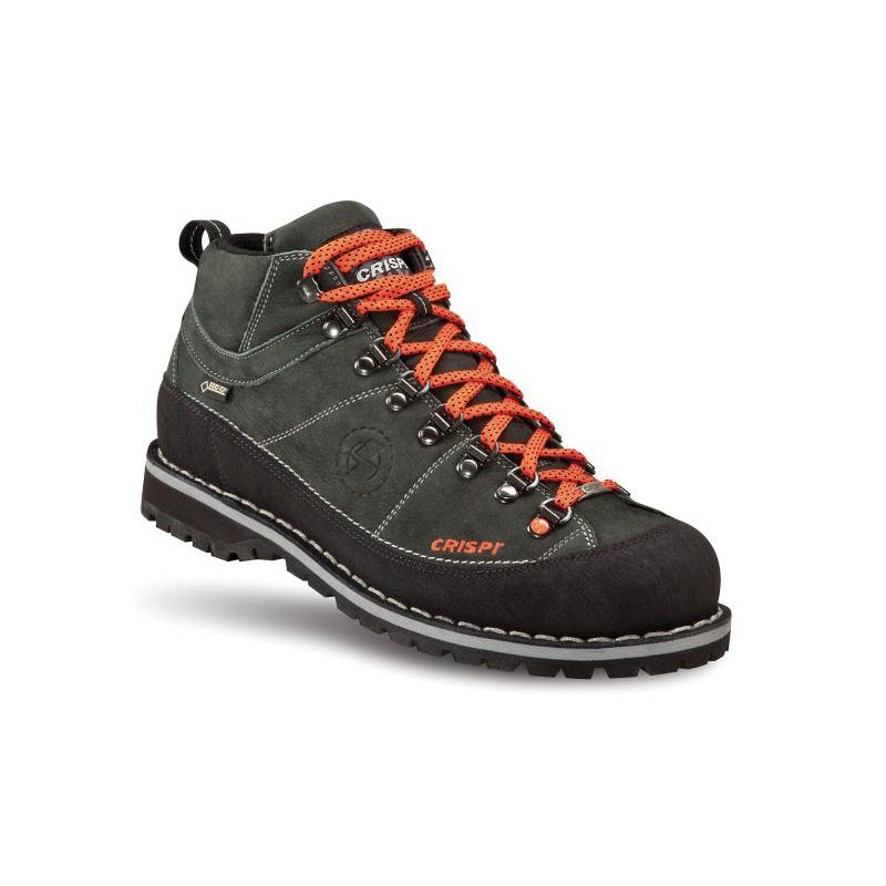 Chaussure Montagne Crispi Monaco Premium GTX Grise Foncé  | ZBV-5087449