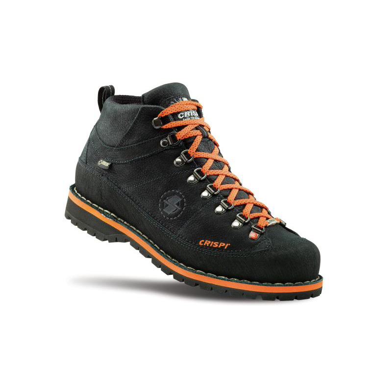 Chaussure Montagne Crispi Monaco Premium GTX Noir Orange  | DBJ-4446763