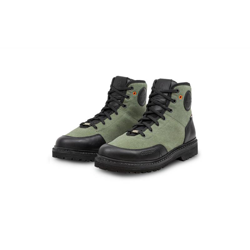 Chaussure Montagne Crispi OPERA MID Vert Olive Noir  | AGG-7412053