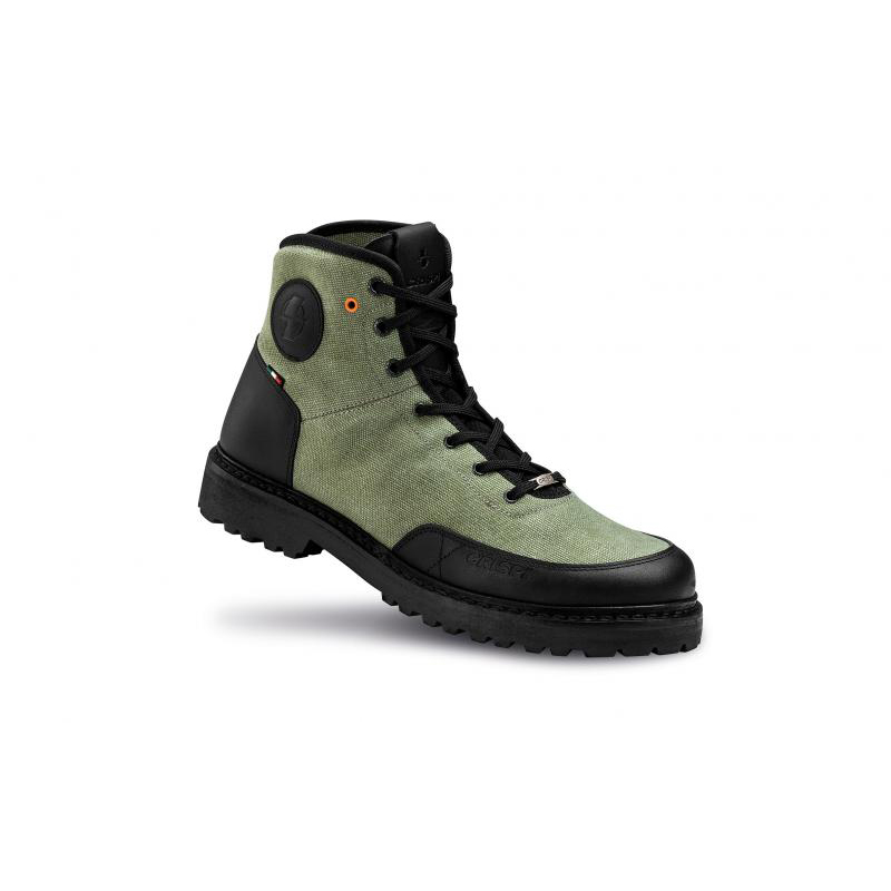 Chaussure Montagne Crispi OPERA MID Vert Olive Noir  | AGG-7412053