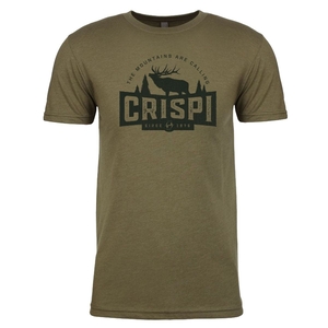 T-Shirts Crispi The Elk Vert Olive Clair  | CCS-6311848