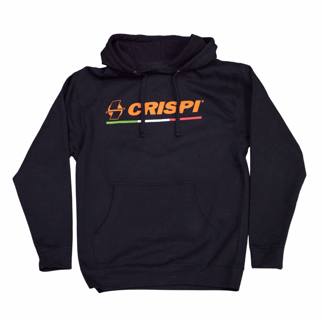 Sweat à Capuche Crispi Italy Flag Noir  | FKI-3309432